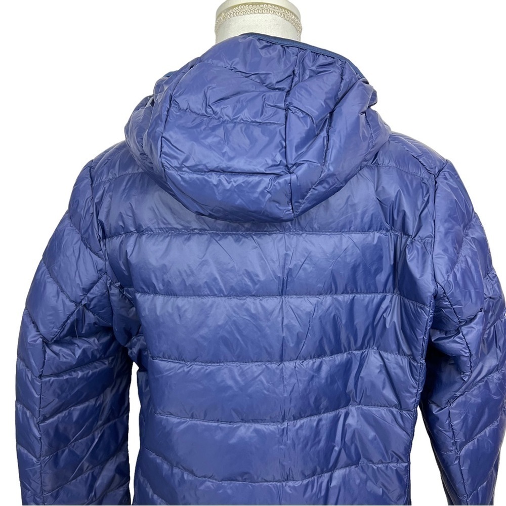 NWT Unbranded Women’s Ultra Light Down Full Zip Jacket Blue Hoodie Sz Small - Picture 6 of 13